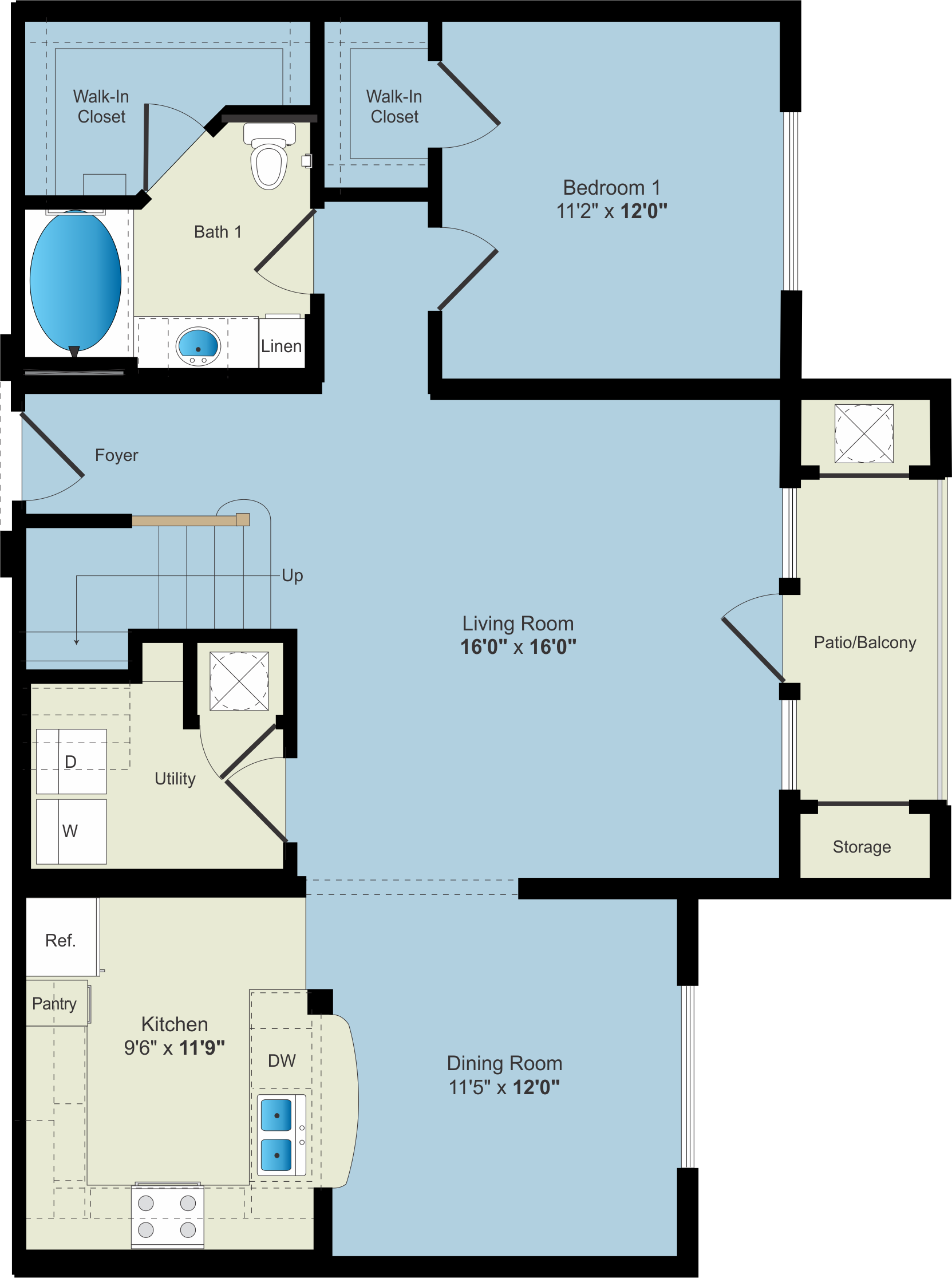 Evangeline One First Floor